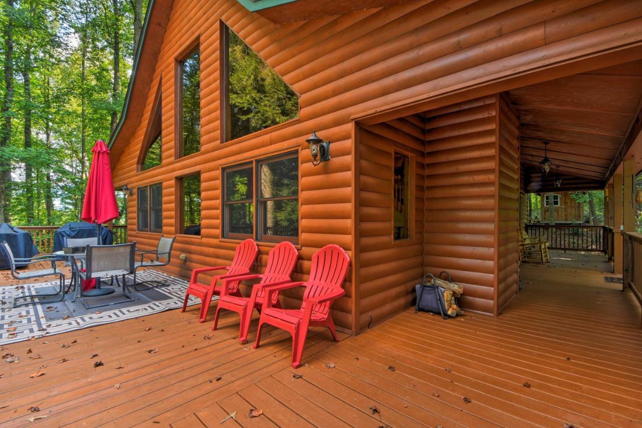 Andrews Cabin With Deck, Grill, Fire Pit And Game Room Exterior photo